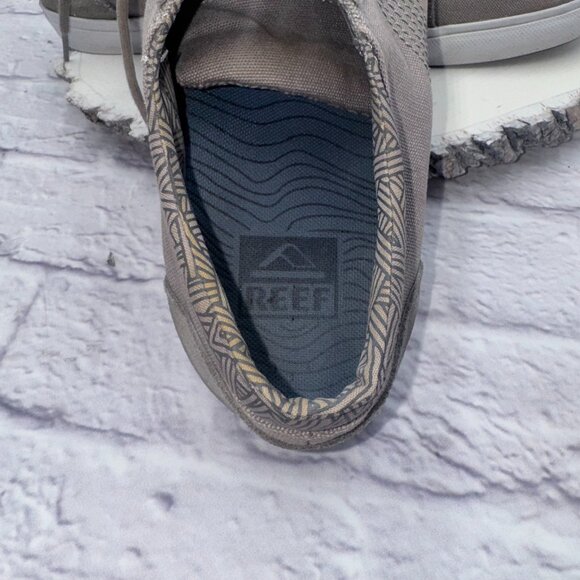 Men's Reef Ridge Trainers Skate Casual Canvas Lace Up Shoes RF003314 Size 13 - Picture 10 of 12